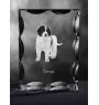Tornjak, Berger de Bosnie-Herzégovine et de Croatie - cristal avec photo de chien, statuette en verre avec photo, cadre exceptionnel avec photo de la marque Art-Dog