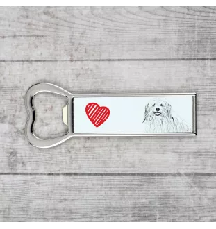 Coton de Tulear, Baumwollhund - Flaschenöffner mit Hund, personalisierter Flaschenöffner für den Kühlschrank, ein einzigartiges Geschenk für Männer von der Marke Art-Dog