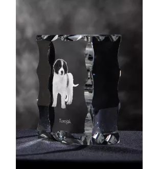 Tornjak ramka kryształowa z psem Art-Dog