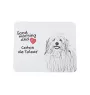 Coton de Tulear, Baumwollhund - Mauspad mit Druck, personalisiertes Mauspad mit Hund, einzigartiges Gadget für Büroangestellte von Art-Dog.