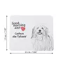 Coton de Tulear, Cotie - mouse pad with print, personalized dog-themed mouse pad, unique gadget for an office worker by Art-Dog brand
