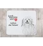 Coton de Tulear - tapis de souris personnalisé avec impression, tapis de souris personnalisé avec chien, accessoire unique pour employé de bureau de la marque Art-Dog