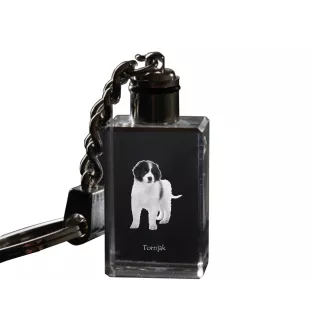 Tornjak brelok kryształowy z psem Art-Dog