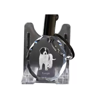 Tornjak, Bosnisch-herzegowinischer - kroatischer Schäferhund - Anhänger mit einem Foto eines Hundes, Schlüsselanhänger aus Kristall in einer Geschenkbox, ein einzigartiges Geschenk von Art-Dog