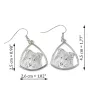 Collie Rough, Long-Haired Collie - dog earrings, hanging earrings with a picture, personalized jewelry with Art-Dog brand print