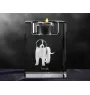 Tornjak, Bosnisch-herzegowinischer - kroatischer Schäferhund - Kerzenhalter mit Hundefoto, Teelichthalter aus Kristall, personalisiertes Geschenk der Marke Art-Dog