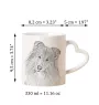 Langhaarcollie, Langhaariger Schottischer Schaferhund - Tasse mit Hund, entzückende Tasse mit herzförmigem Henkel, universelles Geschenk der Marke Art-Dog