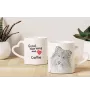 Langhaarcollie, Langhaariger Schottischer Schaferhund - Tasse mit Hund, entzückende Tasse mit herzförmigem Henkel, universelles Geschenk der Marke Art-Dog