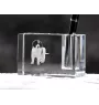 Tornjak penholder kryształowy z psem Art-Dog