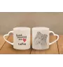 Collie à poil long, Colley à poil long, berger écossais - tasse avec chien, une tasse adorable avec une anse en forme de cœur, un cadeau universel de la marque Art-Dog