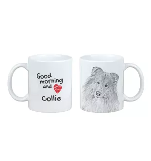 Langhaarcollie, Langhaariger Schottischer Schaferhund - Tasse mit Hund, Tasse mit Bild, personalisiertes Geschenk der Marke Art-Dog