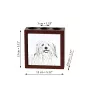 Coton de Tulear - porte-stylo avec chien, organiseur de bureau avec impression, décoration de bureau personnalisée de la marque Art-Dog
