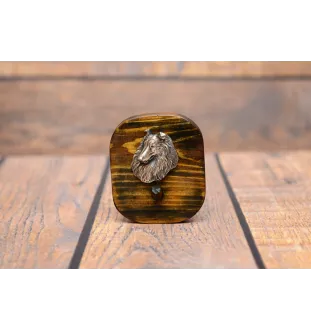 Langhaarcollie, Langhaariger Schottischer Schaferhund - Leinenhalter, Hundemedaillehalter, Schlüsselhaken der Marke Art-Dog