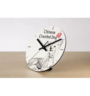 Coton de Tulear, Baumwollhund - Wanduhr mit Hund, Regal Uhr mit Druck, personalisierte Hausdekoration von Art-Dog.