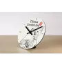 Coton de Tulear - horloge murale avec chien, horloge de table avec impression, décoration personnalisée de la maison de la marque Art-Dog