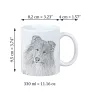 Langhaarcollie, Langhaariger Schottischer Schaferhund - Tasse mit Hund, Tasse mit Bild, personalisiertes Geschenk der Marke Art-Dog