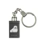 Coton de Tulear - Porte-clés en cristal avec photo de chien, porte-clés lumineux, cadeau unique de la marque Art-Dog