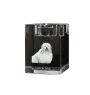 Coton de Tulear, Baumwollhund - Kerzenhalter mit Hundefoto, Teelichthalter aus Kristall, personalisiertes Geschenk der Marke Art-Dog