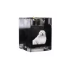 Coton de Tulear, Baumwollhund - Kerzenhalter mit Hundefoto, Teelichthalter aus Kristall, personalisiertes Geschenk der Marke Art-Dog