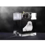 Coton de Tulear świecznik kryształowy z psem Art-Dog
