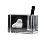 Coton de Tulear penholder kryształowy z psem Art-Dog