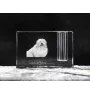 Coton de Tulear, Baumwollhund - Stifthalter, Kristallorganizer mit Hundefoto, einzigartige Schreibtischdekoration der Marke Art-Dog