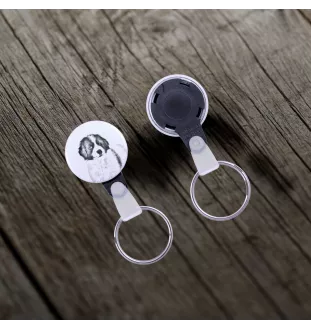Tornjak, Bosnisch-herzegowinischer - kroatischer Schäferhund - Schlüsselanhänger mit dem Bild eines Hundes, Anhänger mit dem eigenen Grafikdesign der Marke Art-Dog