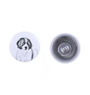 Tornjak, Berger de Bosnie-Herzégovine et de Croatie - boucles d'oreilles uniques avec un chien, votre animal de compagnie sur un porte-clés, marque propre Art-Dog