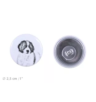 Tornjak, Berger de Bosnie-Herzégovine et de Croatie - boucles d'oreilles uniques avec un chien, votre animal de compagnie sur un porte-clés, marque propre Art-Dog