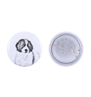 Tornjak, Bosnisch-herzegowinischer - kroatischer Schäferhund - Anstecknadel mit Ihrem Hund, fügen Sie Ihr eigenes Foto hinzu, Marke Art-Dog