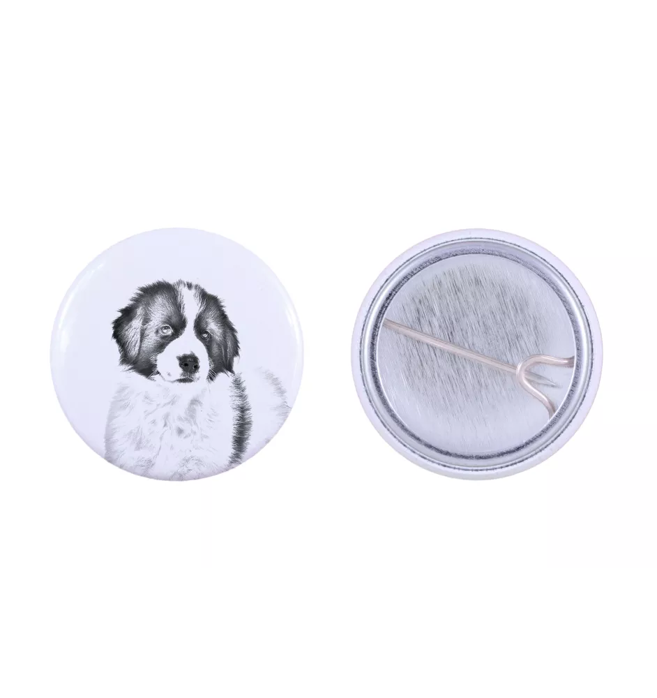 Tornjak, Berger de Bosnie-Herzégovine et de Croatie - badge avec votre chien, ajoutez votre propre photo, marque Art-Dog