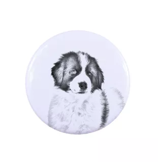 Tornjak, Bosnisch-herzegowinischer - kroatischer Schäferhund - Anstecknadel mit Ihrem Hund, fügen Sie Ihr eigenes Foto hinzu, Marke Art-Dog