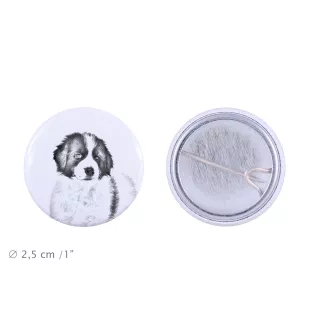 Tornjak, Bosnian And Herzegovinian - Croatian Shepherd Dog - pin with your dog, add your own photo, Art-Dog brand