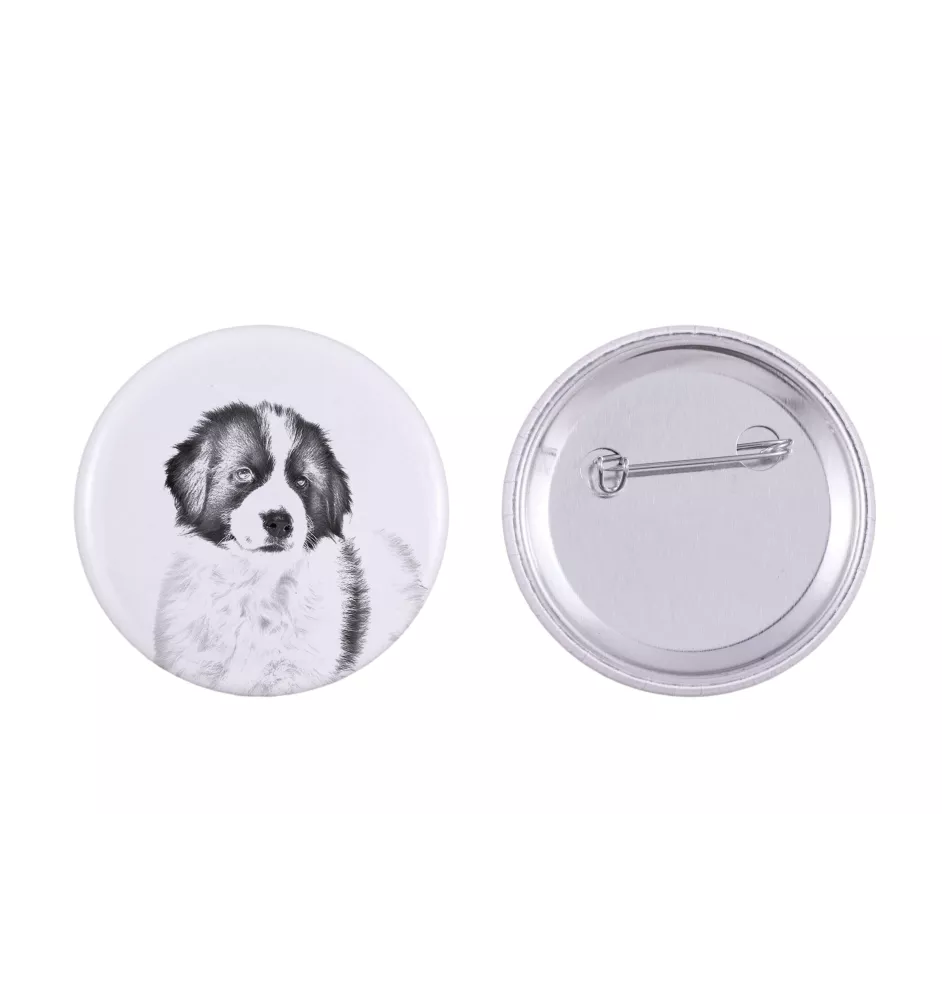 Tornjak, Bosnian And Herzegovinian - Croatian Shepherd Dog - pin with your dog, add your own photo, Art-Dog brand