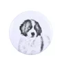 Tornjak, Bosnian And Herzegovinian - Croatian Shepherd Dog - pin with your dog, add your own photo, Art-Dog brand