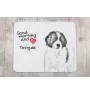 Tornjak, Bosnian And Herzegovinian - Croatian Shepherd Dog - mouse pad with print, personalized dog-themed mouse pad, unique gadget for an office worker by Art-Dog brand
