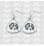 Tornjak, Bosnian And Herzegovinian - Croatian Shepherd Dog - dog earrings, hanging earrings with a picture, personalized jewelry with Art-Dog brand print