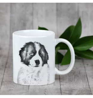 Tornjak kubek z psem life is better Art-Dog