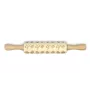 Coton de Tulear, Cotie - small rolling pin with a dog pattern, a rolling pin for children's dough, decorating ceramic clay by Art-Dog brand