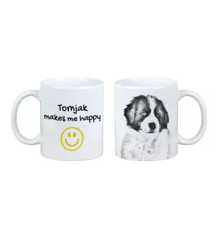 Tornjak, Bosnisch-herzegowinischer - kroatischer Schäferhund - Tasse mit Hund, fröhliche Tasse für Hundeliebhaber, personalisiertes Geschenk der Marke Art-Dog