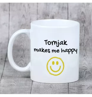 Tornjak, Bosnian And Herzegovinian - Croatian Shepherd Dog - cup with a dog, cheerful cup for a dog lover, personalized gift from the Art-Dog brand