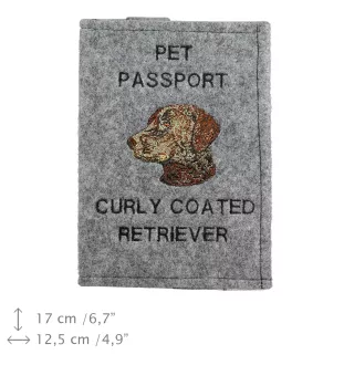 Curly Coated Retriever etui na paszport Art-Dog