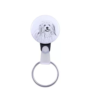 Coton de Tulear - porte-clés avec l'image d'un chien, pendentif avec la propre graphique de la marque Art-Dog
