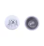 Coton de Tulear - boucles d'oreilles uniques avec un chien, votre animal de compagnie sur un porte-clés, marque propre Art-Dog