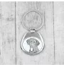 Retriever à poil bouclé, Curly Coated Retriever - porte-clés avec chien, porte-clés imprimé, breloque personnalisée de la marque Art-Dog