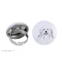 Coton de Tulear - bijoux pour femmes avec l'image d'un chien, produit fait à la main, possibilité d'ajouter sa propre photo, marque Art-Dog
