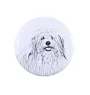 Coton de Tulear - bijoux pour femmes avec l'image d'un chien, produit fait à la main, possibilité d'ajouter sa propre photo, marque Art-Dog