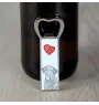 Curly Coated Retriever - bottle opener with a dog, personalized fridge opener, unique gift for a man by Art-Dog brand
