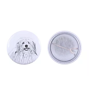 Coton de Tulear - badge avec votre chien, ajoutez votre propre photo, marque Art-Dog