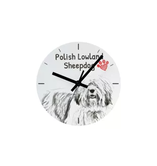 Tornjak, Bosnisch-herzegowinischer - kroatischer Schäferhund - Wanduhr mit Hund, Regal Uhr mit Druck, personalisierte Hausdekoration von Art-Dog.